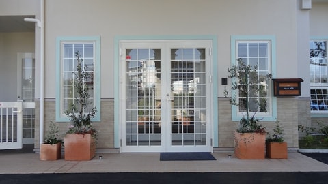 Interior entrance