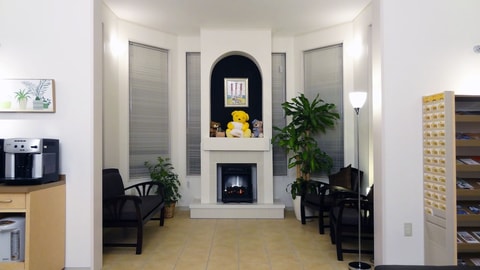Interior entrance