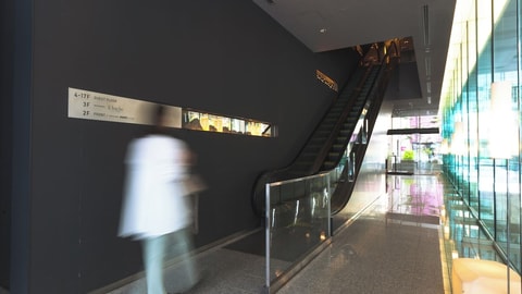 Interior entrance