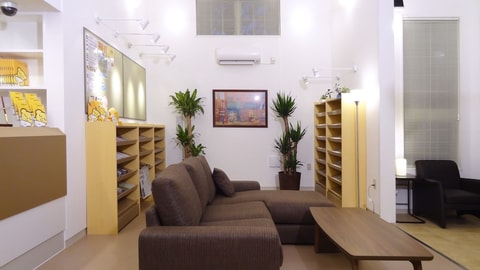 Lobby sitting area