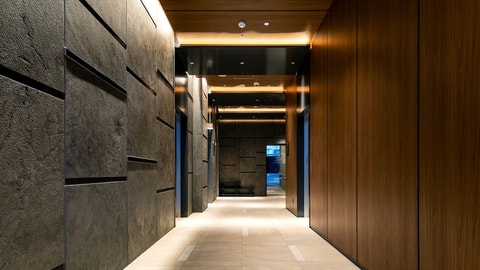 Interior entrance