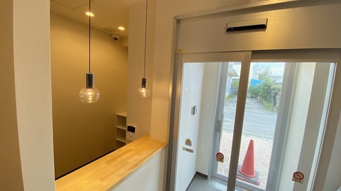 Interior entrance