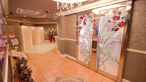 Interior entrance