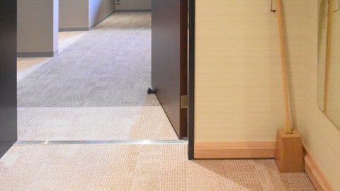 Interior entrance