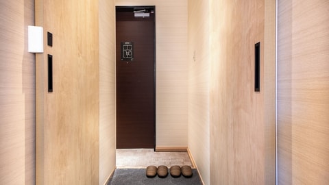 Interior entrance