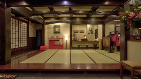 Interior entrance