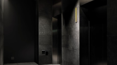 Interior entrance