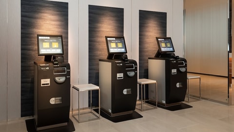 Check-in/check-out kiosk