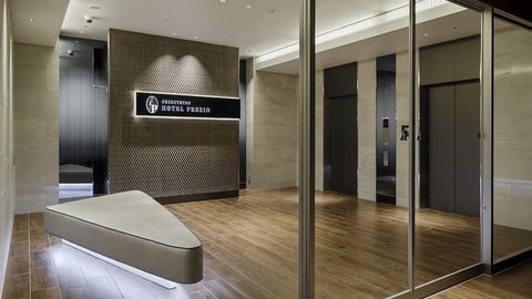 Interior entrance