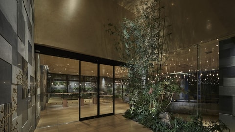 Interior entrance