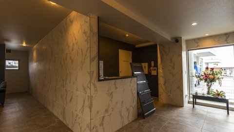 Interior entrance