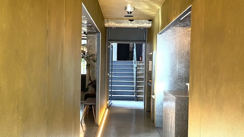 Interior entrance