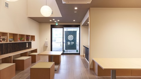 Interior entrance