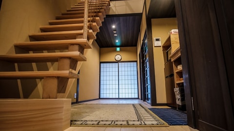 Interior entrance