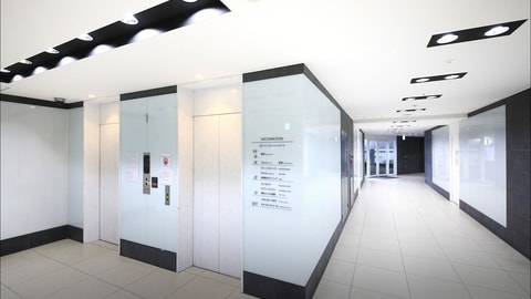 Interior entrance