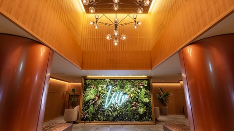 Interior entrance