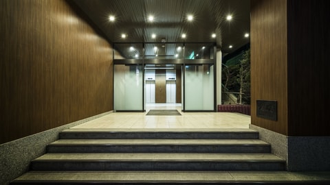 Interior entrance