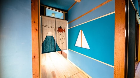 Interior entrance
