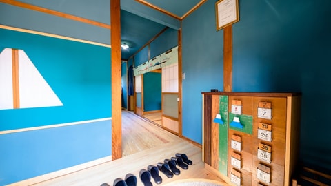Interior entrance