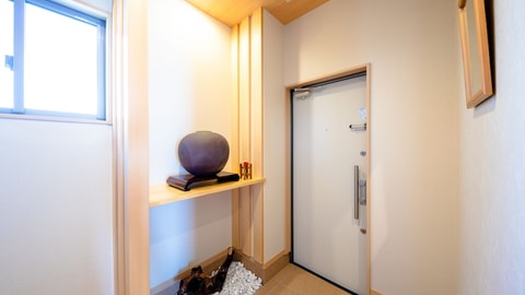Interior entrance
