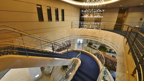 Interior entrance