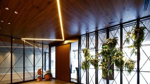 Interior entrance