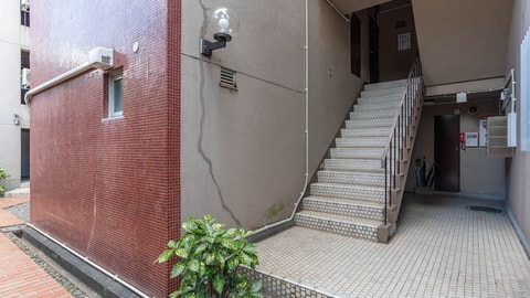 Interior entrance