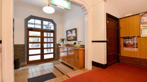 Interior entrance