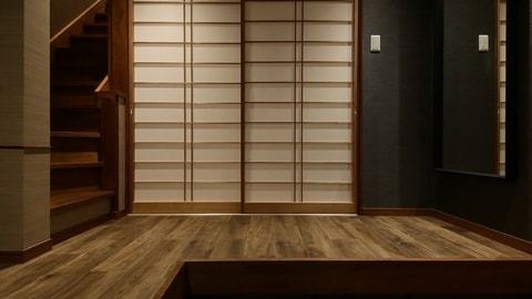 Interior entrance