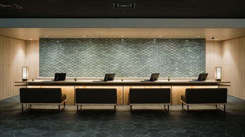 Interior entrance