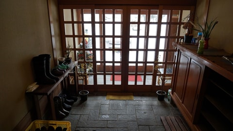Interior entrance