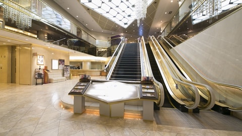 Interior entrance