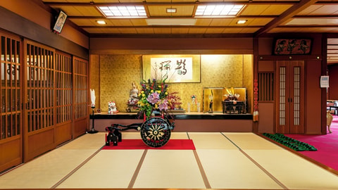 Interior entrance