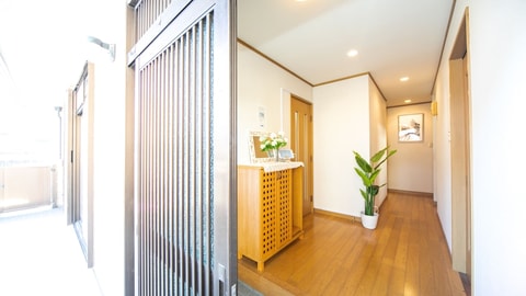 Interior entrance