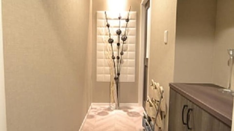 Interior entrance