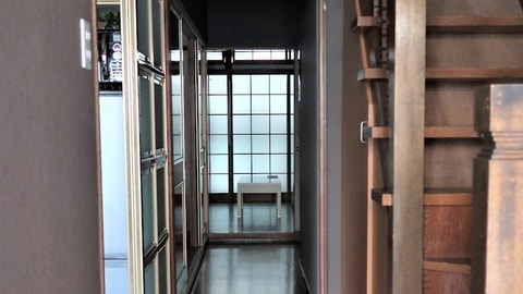 Interior entrance