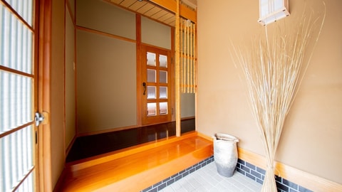 Interior entrance