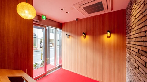 Interior entrance