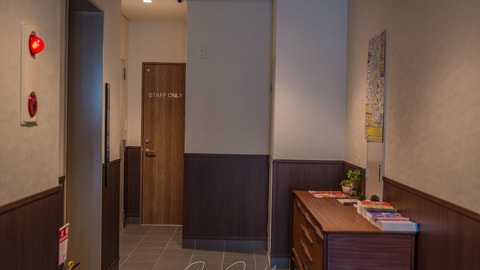 Interior entrance
