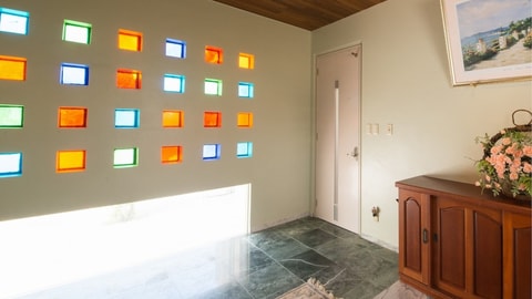 Interior entrance