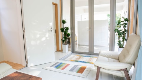 Interior entrance