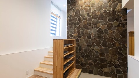 Interior entrance