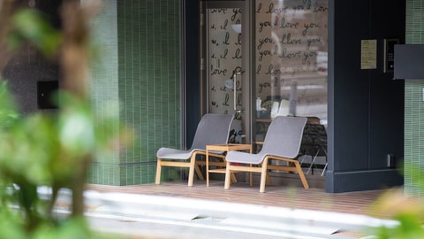 Lobby sitting area