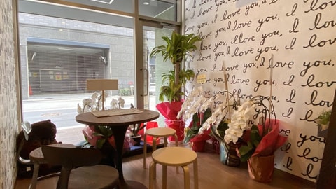 Lobby sitting area