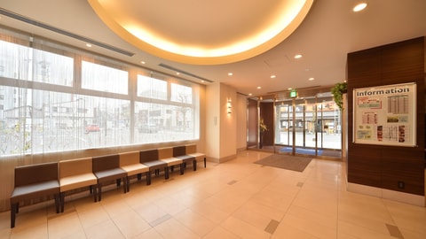 Interior entrance