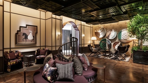 Lobby sitting area