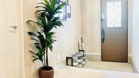 Interior entrance