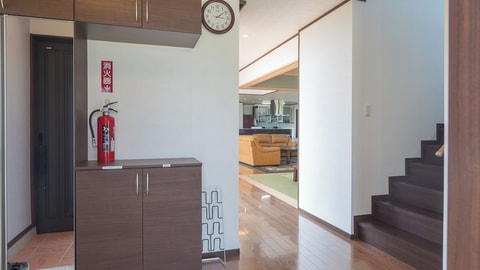 Interior entrance