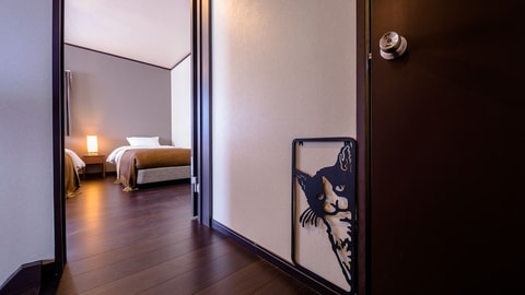 Interior entrance