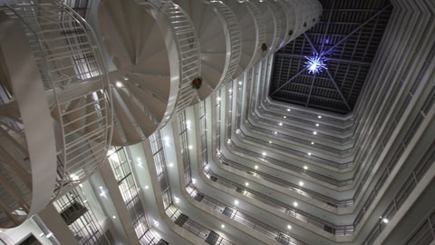 Interior entrance